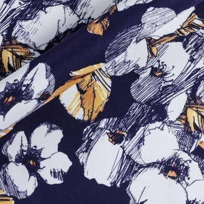 Floral pattern printed fabric