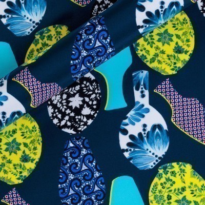 Fancy pattern printed fabric