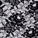 Floral lace fabric