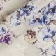 Floral printed silk fabric