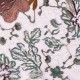 Floral lurex embroidery