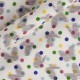 Polka dots printed fabric