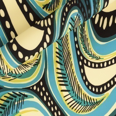 Abstract printed fabric