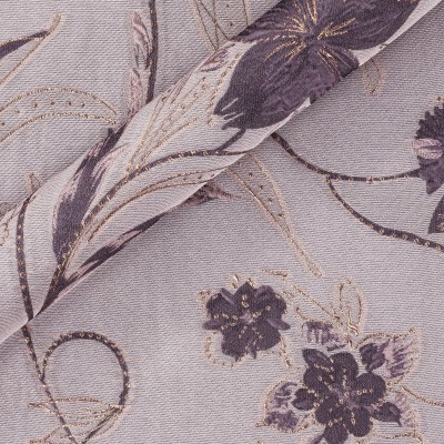 Floral jacquard with lurex