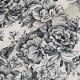 Jacquard with floral pattern