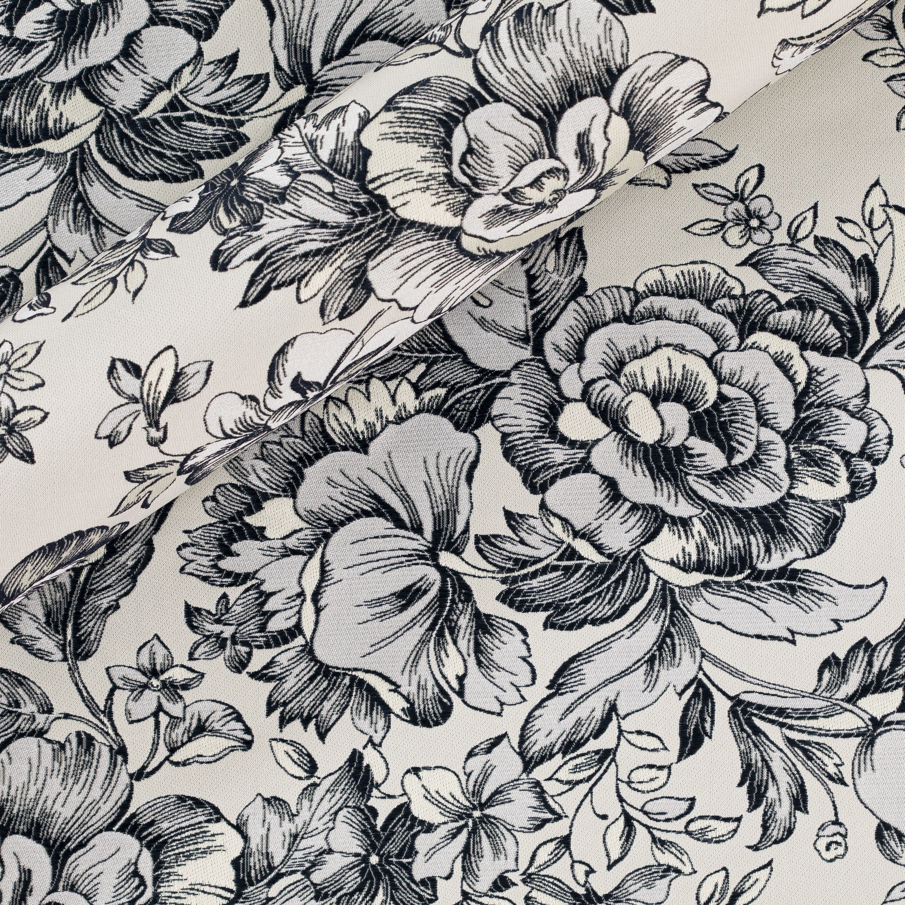 Jacquard with floral pattern - Ungaro Première SS 2020 - U64518 - Carnet