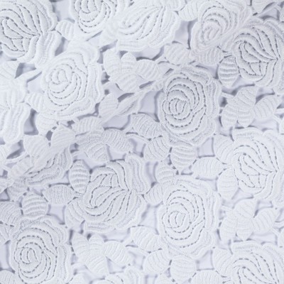 Macramè floreale in cotone