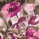 Floral print silk and cotton poplin