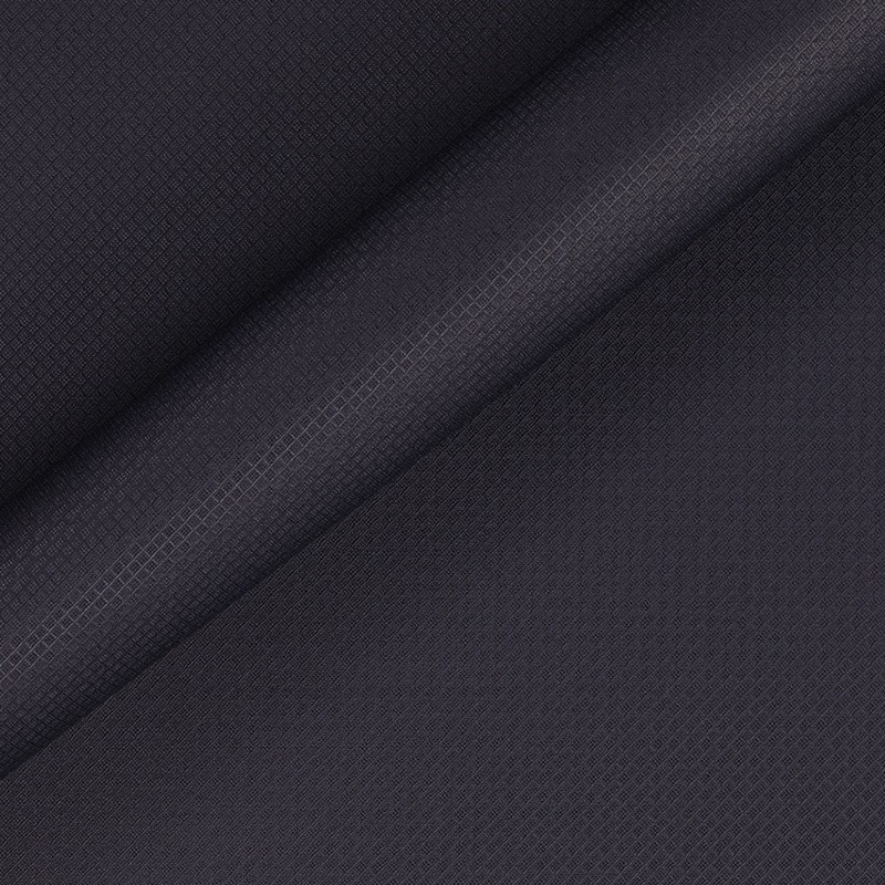 Micro jacquard fabric in silk and wool