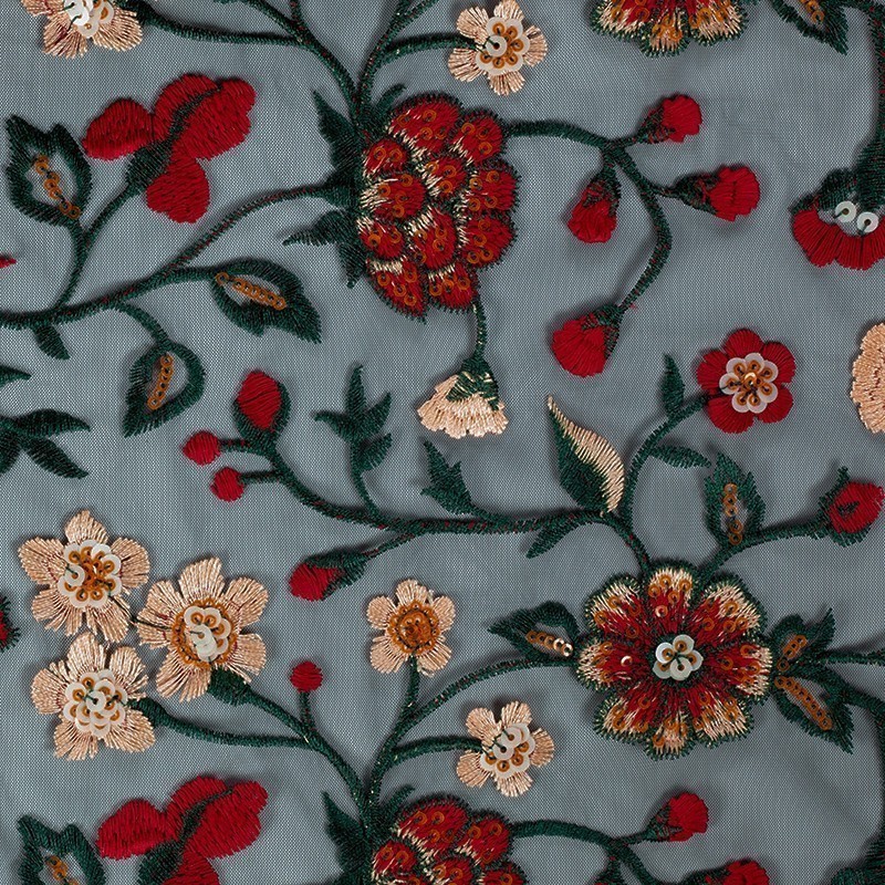 Embroidery on tulle carnet couture fw 202122 c57811 carnet Embroidery on tulle carnet couture fw 202122 c57811 carnet